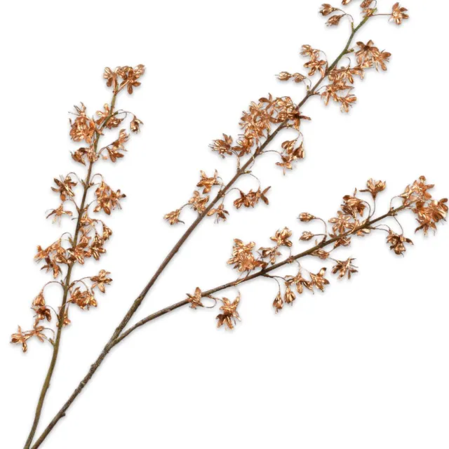 Silk-ka Kunstbloem-Zijde Bladtak Goud 112 cm