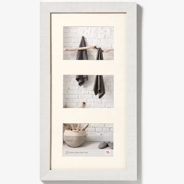 Walther Home - Houten lijst - Fotoformaat 3x10x15 cm - Polair Wit