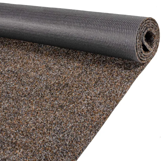 ANRO Loper Bruin 300x80cm – Schoonloopmat Gangloper Antislip Wasbaar Vuilvangmat Op