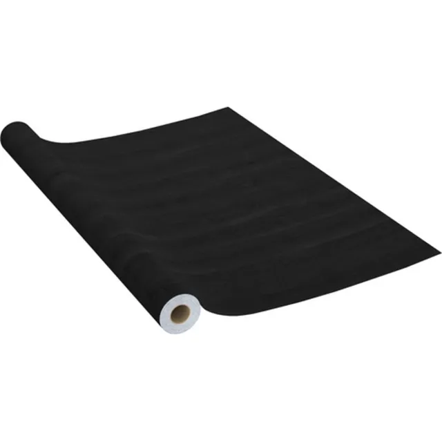 vidaXL Meubelfolie - zelfklevend - 500x90 - cm - PVC - donkerhoutkleurig