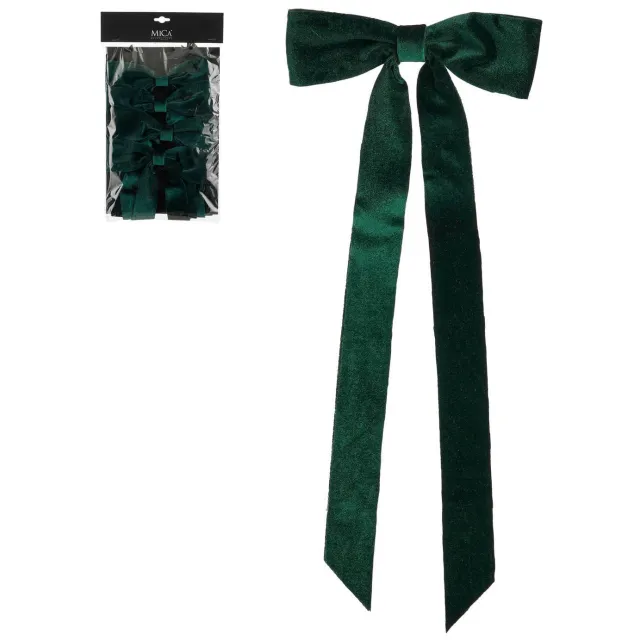 Mica Decorations kerststrik - groen (4 stuks)