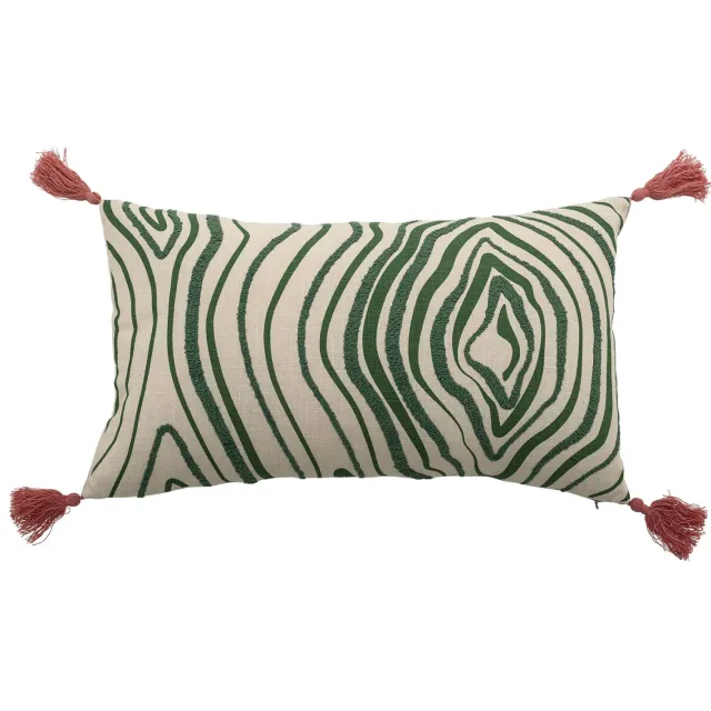Bloomingville sierkussen Woodsby (60x35 cm) Multi