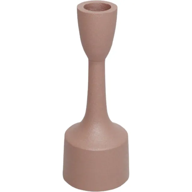Branded by Kandelaar - Branded by - kandelaar Ditte roze - 15 cm hoog