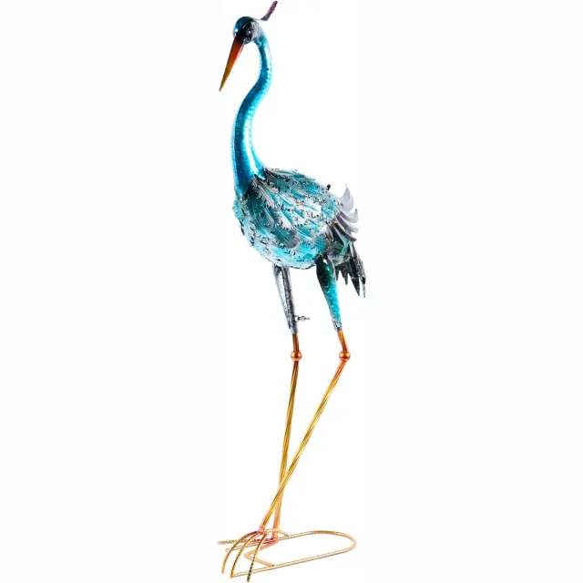 Beliani IFUGAO - Buitendecoratie - Blauw - IJzer