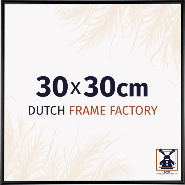 Dutch Frame Factory Fotolijst 30x30 cm - Aluminium - Zwart Mat - Kampen