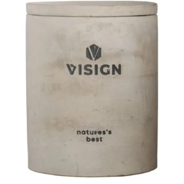 Visign Nature Geurkaars Beton - Nature's Best