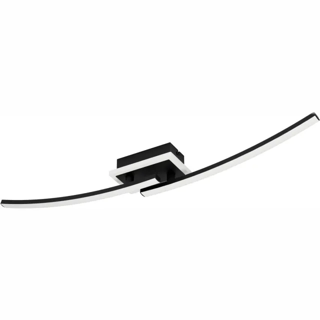 Eglo Lungolago Plafondlamp - LED - 75 cm - Zwart/Wit