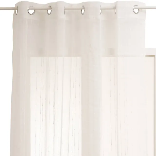 Atmosphera Créateur d'intérieur® Getextureerd vitrage ANISSA ivoire