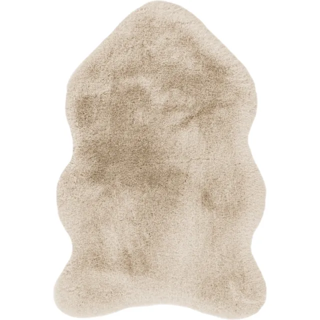 Lalee Heaven Shape - vloerkleed - Superzacht - Hoogpolig - schapenvacht - Imitatievacht - Fluffy Vacht - 60x90 cm beige