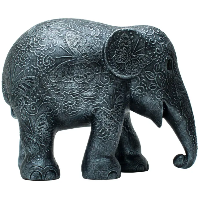 Elephant Parade For Ever - Handgemaakt Olifanten Beeldje - 15cm Grijs