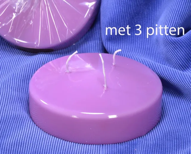MilaNNE Kaars XXL met 3 pitten, LILA HOOGGLANS
