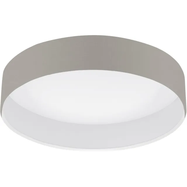 EGLO Pasteri - Plafondlamp - LED - Ø32 cm - Wit - Taupe