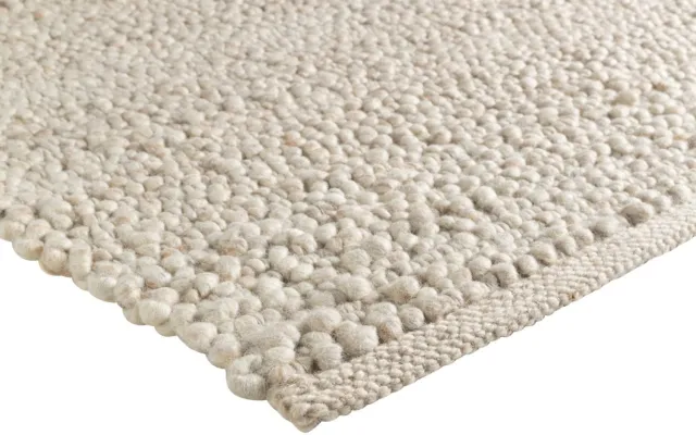 Acsento Ferrara Beige Mix 141 Vloerkleed - 160 x 230 cm - Beige - Rechthoekig - Wol - Woonkamer, Slaapkamer - Effen - Modern, Scandinavisch