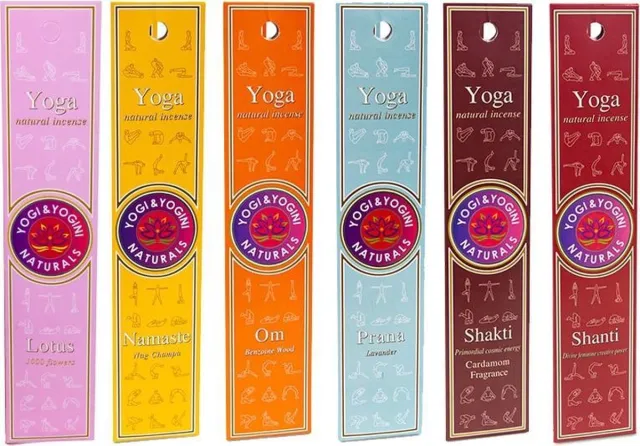 K&Donline Voordeelverpakking Yoga Wieroken 6 x 3 doosjes Meerkleurig