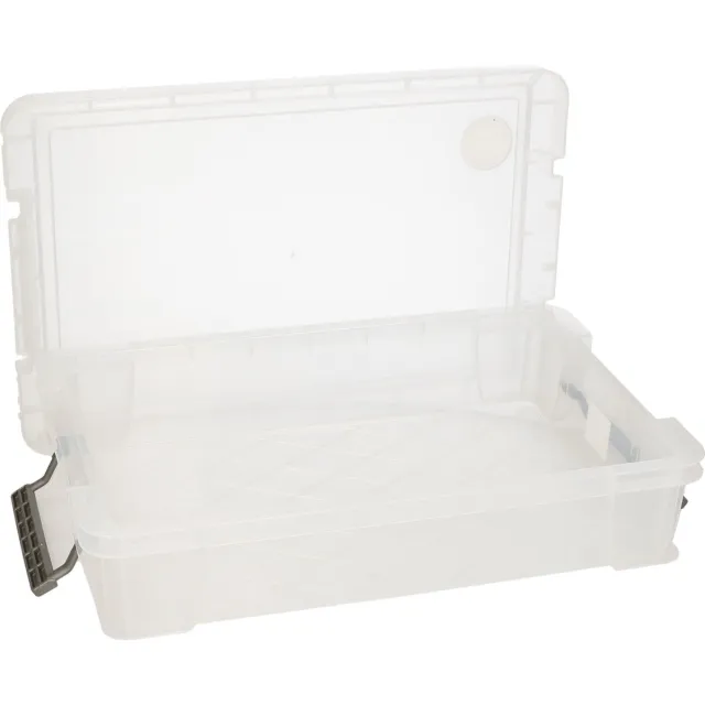 Whitefurze Allstore Opbergbox - 5,5 liter - kunststof - 39 x 25 x 9 cm Transparant