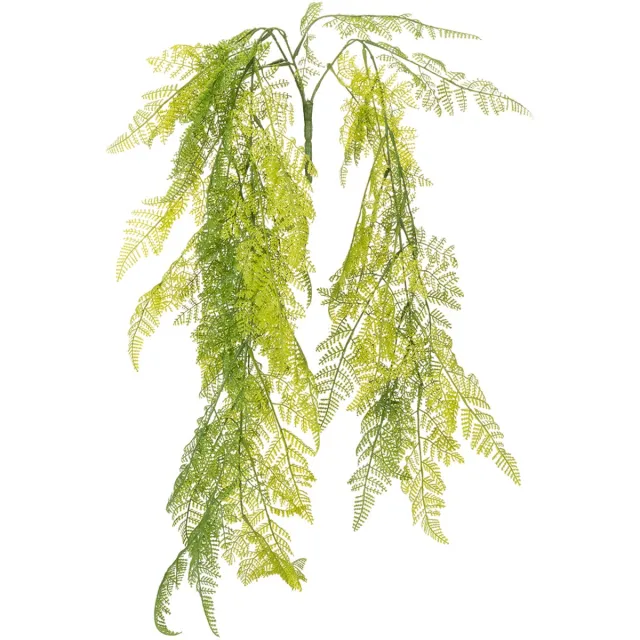 Kaemingk Kunstmatige hangplant in de vorm van een varen, een decoratieve blikva Grün
