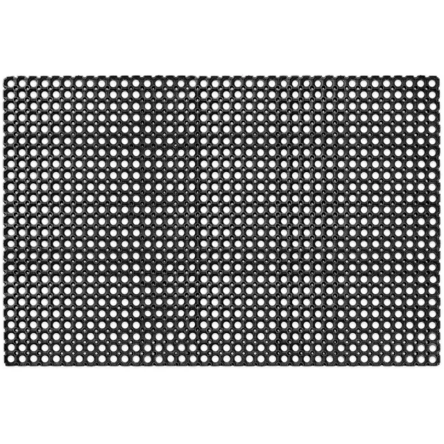 ANRO Deurmat Zwart 100x150 cm - Schoonloopmat - Antislip
