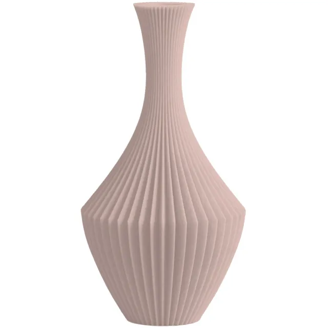 Layvo NAVA Vaas - Bloesem - D14 x H25 cm - droogbloemen vaas - organische vaas - gerecycled plastic