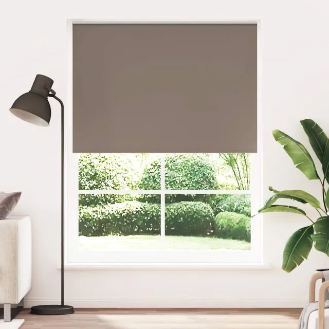 vidaXL Rolgordijn verduisterend 144,4x230 cm koffiebruin