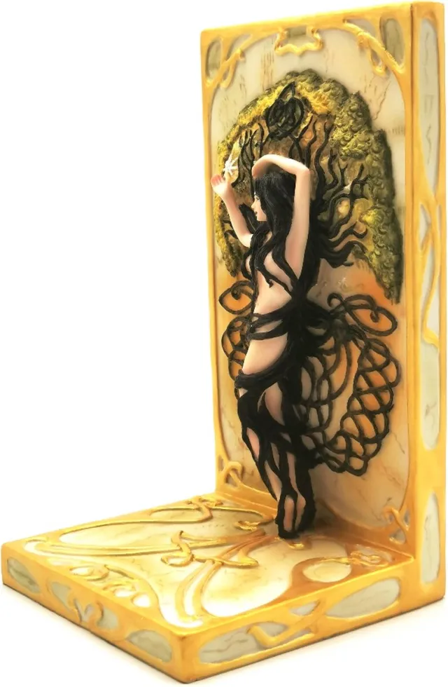 Veronese Design beeld/figuur - Earth Life Magic enkele Boekensteun - Selina Fenech - (hxbxd) ca. 21cm x 12,5cm x 12cm multicolor