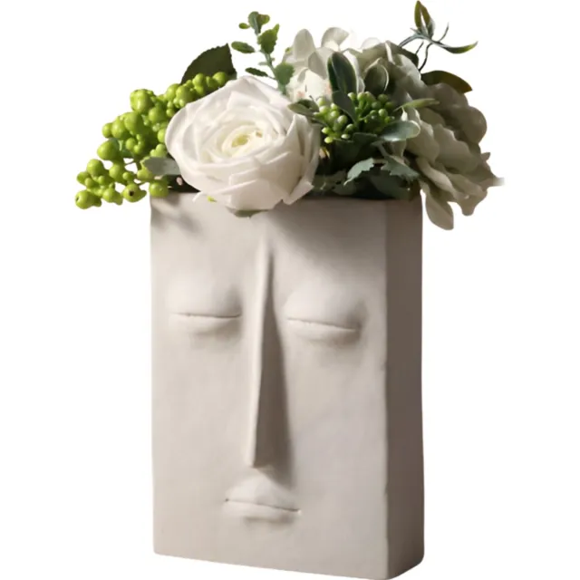 B21 Handwerk Decoratieve Vaas Keramiek - Woonaccessoires Woonkamer Kerst Cadeau Wit