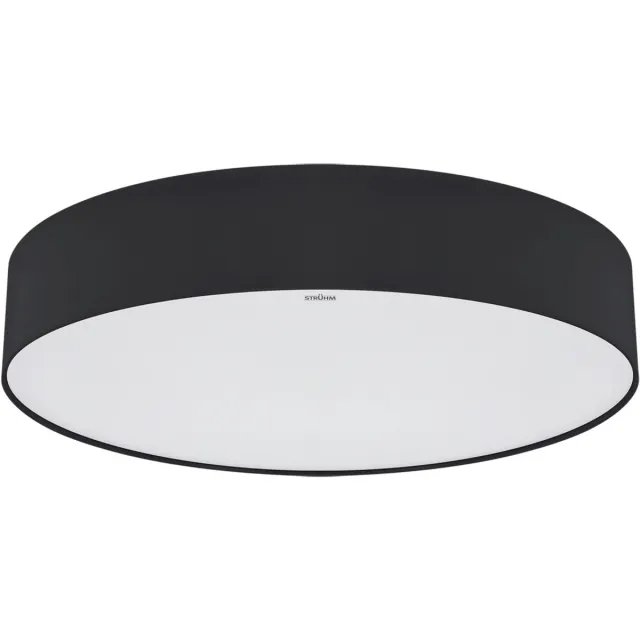 STRÜHM SYMBOL C - Plafondlamp - Opbouw - Rond - 3 X E27 Fitting - Zwart - Ø390 mm