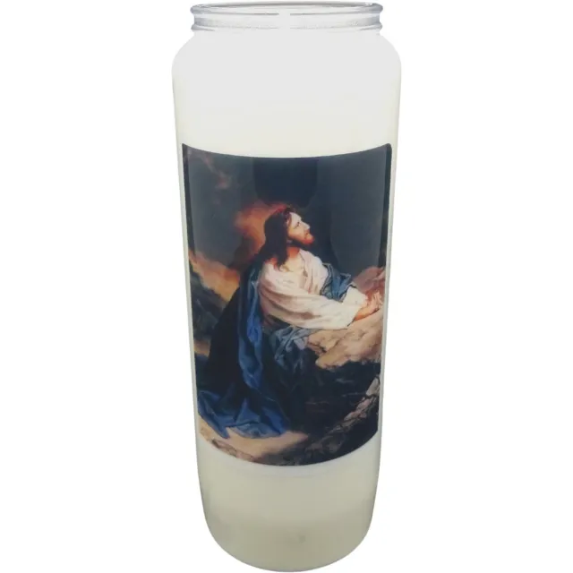 Partijhandel RODO Noveenkaars Heilige Man 011 - 9 dagen brander (5 stuks) wit
