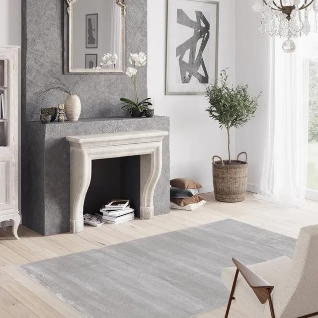 Dutch Lifestyle Rome - Polypropyleen - Vloerkleed - 160x230 cm - Grijs