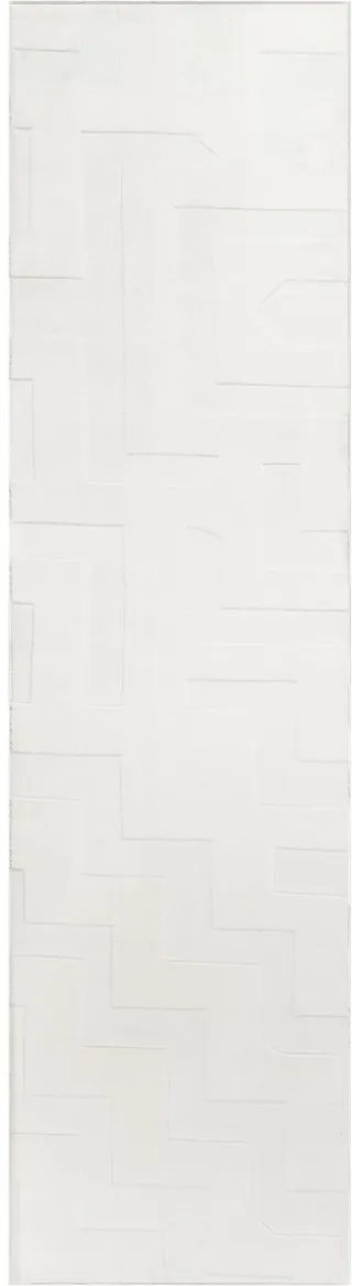 Beliani GINGERA - Vloerkleed - Off-white - Jaquard, foto 3