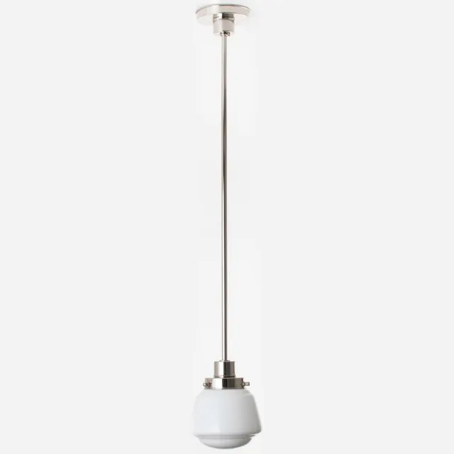 Coloured by Art Hanglamp High Button 20's Nikkel - Art Deco Trade