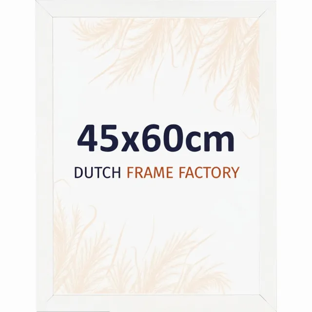 Dutch Frame Factory Fotolijst 45x60 cm - MDF - Wit Hoogglans - Benno
