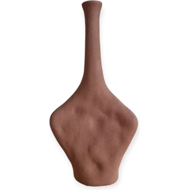 DK design Daan Kromhout - Vaas - Indre Woods - Terra - Keramiek - 15x6x30cm