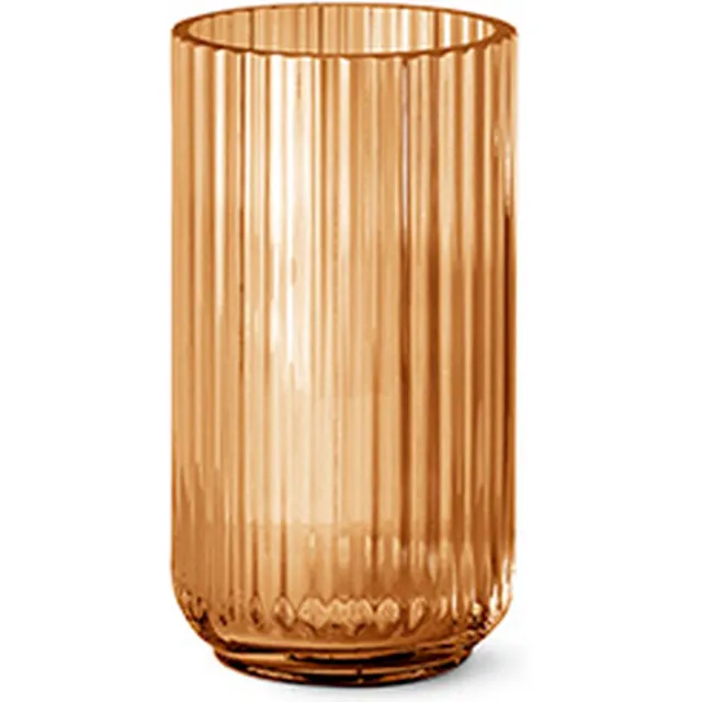 Lyngby Glas Lyngby Vaas Amber Glas 20cm