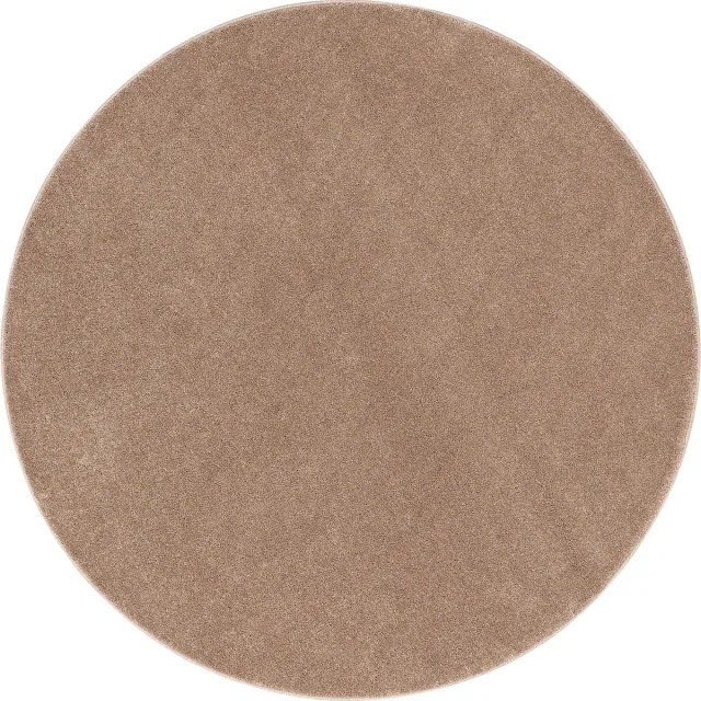 Pergamon Luxe zacht velours vloerkleed Verona rond Goud