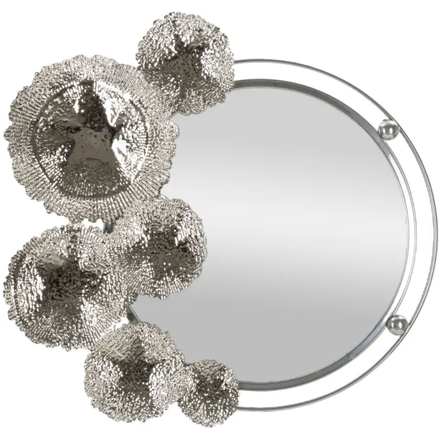 Mauro Ferretti Spiegel Kandi 85×7×80,6 cm Zilver