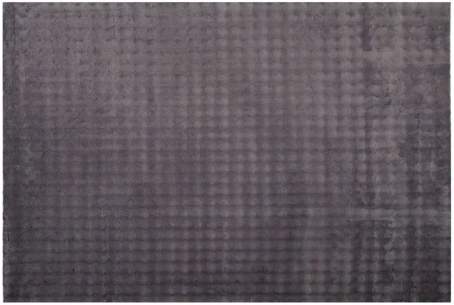 vidaXL Binnen - kleed - SIROLO - Antraciet - 140 - x - 200 - cm - Polyester