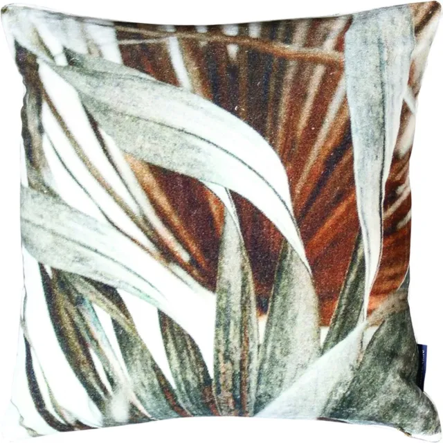 Mars & More Kussen fluweel siergras - sierkussen - 45 x 45 cm Multi