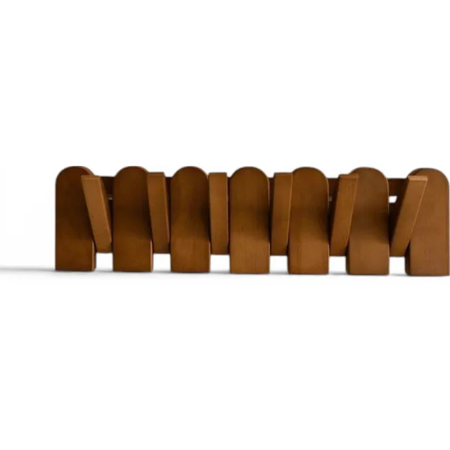 Indore Home Wandkapstok Flip - Hout - Inklapbaar - Pianokapstok