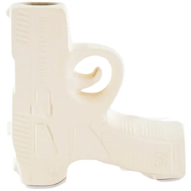 Housevitamin Vaas - Pistool - Keramiek - Waterdicht -12x5x12cm - Beige