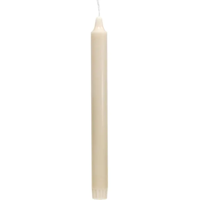 Wenzel Kerzen PURE waskaarsen stokkaarsen crème Sahara 250/23mm natuurlijke was 4 st Beige