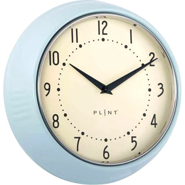 plint Wandklok - Retro - 23 cm Doorsnede - Ice