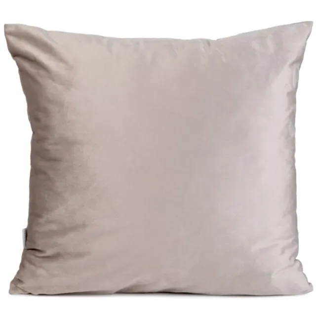 CASA DI ELTURO Sierkussen Velvet Ecru – Beige – 45 x 45 cm – Inclusief Vulling