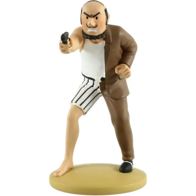 Kuifje beeldje - verzamelfiguur van Alonzo Perez - 13 cm bruin