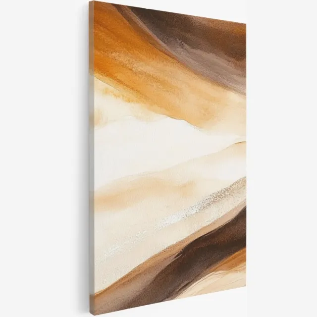 Saammp Canvas Schilderij - Gekleurde strepen - kunst - Abstract - 30x40 - Foto op canvas - Wanddecoratie - Muurdecoratie Woonkamer - Kantoor Decoratie Multicolor