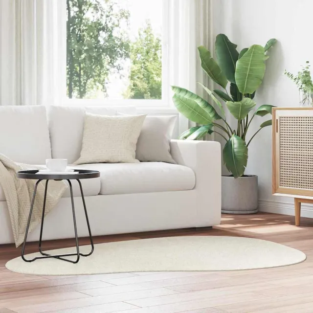 vidaXL Tapijt HUARTE Crèmekleurig 120 x 170 cm Polyester, foto 2