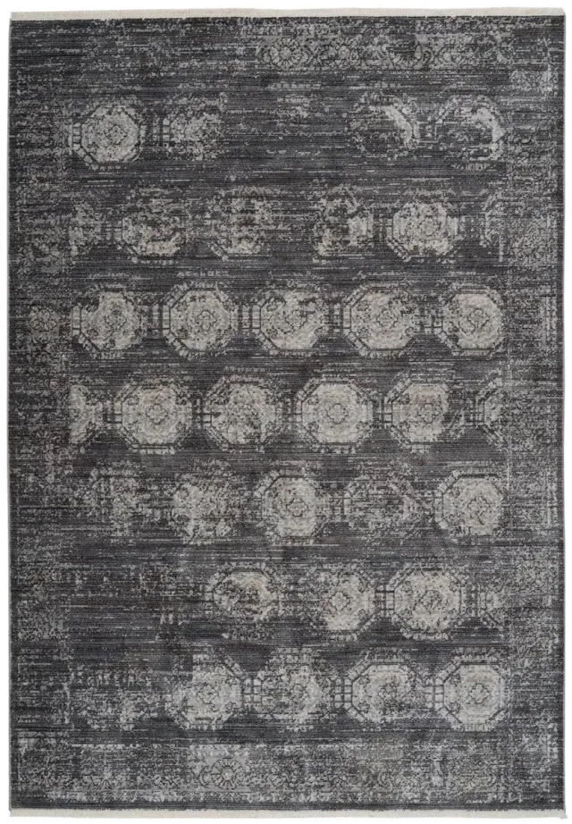 Dutch XXL Laagpolig Vloerkleed | Tapijt | Baroque | Geometrisch | Antraciet | 160x230 cm