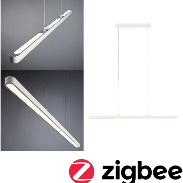 Paulmann LED-hanglamp Smart Home Zigbee 3.0 Lento Tunable White 2100lm 41,5W Wit mat dimbaar
