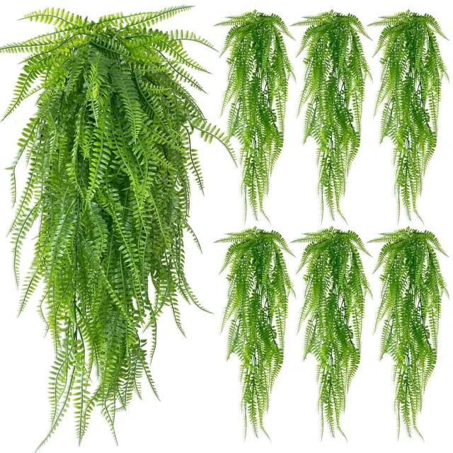 Unyqoos ® Realistische Hangende Groene Bladdecoratie voor Binnen en Buiten - Set van 6 Stuks