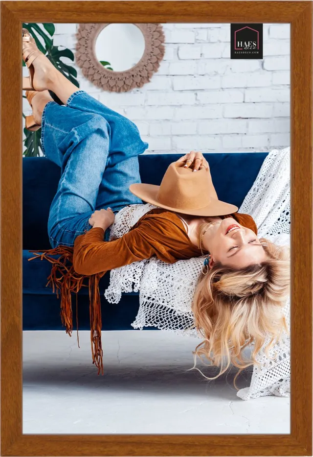 HAES deco Houten fotolijst Avignon donkerbruin voor 1 foto formaat 20x30 - SP14930