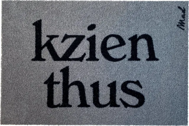 Mad About Mats Coco - kzien thus - deurmat - schoonloop/scraper - wasbaar - 50x75 Grijs
